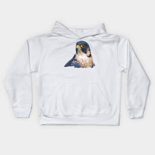 Peregrine falcon Kids Hoodie